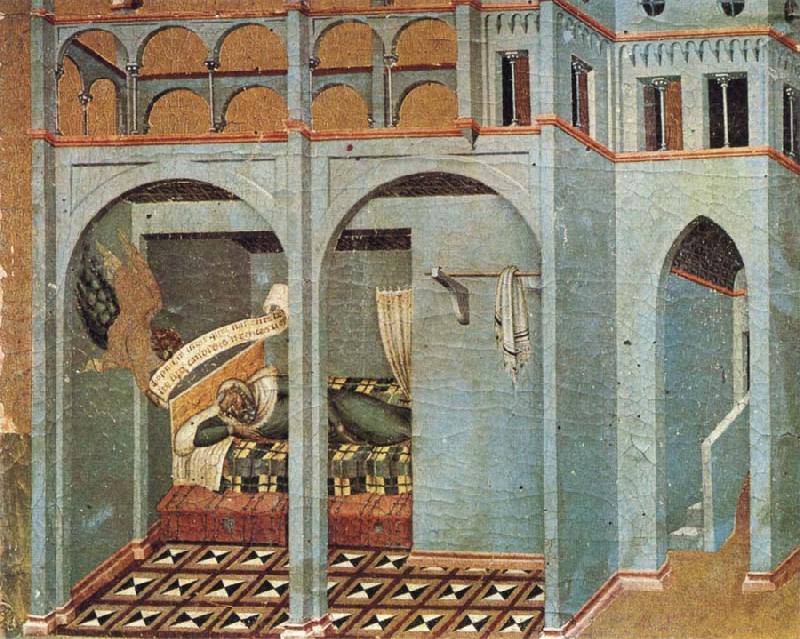 Pietro Lorenzetti Sobach's Dream oil painting picture